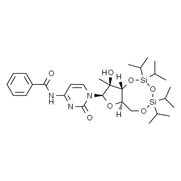 N-(1-((6aR,8R,9S,9aR)-9-hydroxy-2,2,4,4-tetraisopropyl-9-methyltetrahydro-6H-furo[3,2-f][1,3,5,2,4]trioxadisilocin-8-yl)-2-oxo-1,2-dihydropyrimidin-4-yl)benzamide