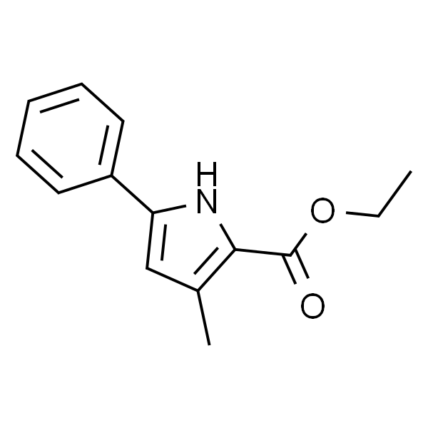 3-甲基-5-苯基-1H-吡咯-2-羧酸乙酯