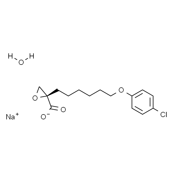 (2R)-2-[6-(4-氯苯氧基)己基]环氧乙烷甲酸钠