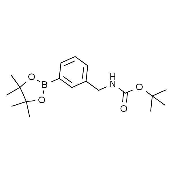 3-(4,4,5,5-四甲基-1,3,2-二氧杂硼杂环戊烷-2-基)苄基氨基甲酸叔丁酯
