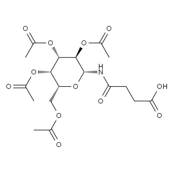 4-氧代-4-(((2R,3R,4S,5S,6R)-3,4,5-三乙酰氧基-6-(乙酰氧基甲基)四氢-2H-吡喃-2-基)氨基)丁酸