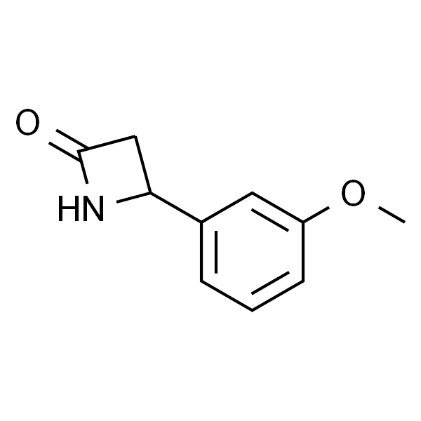 4-(3-甲氧基苯基)氮杂环丁烷-2-酮
