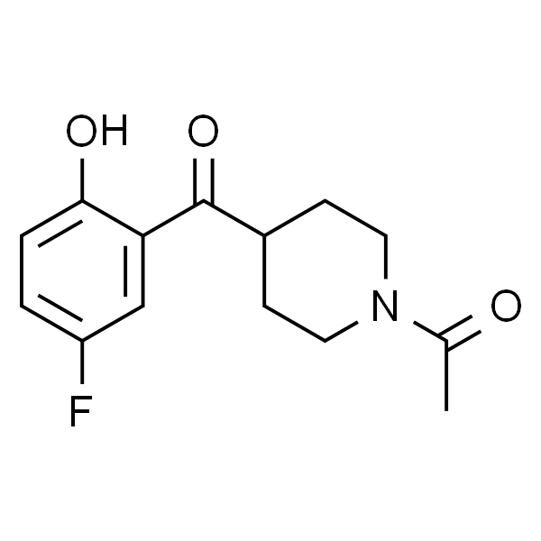 1-乙酰基-4-(5-氟-2-羟基苯甲酰基)哌啶