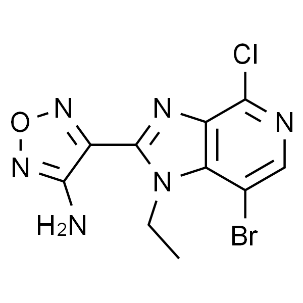 4-(7-溴-4-氯-1-乙基-1H-咪唑并[4,5-C]吡啶-2-基)-1,2,5-噁二唑-3-胺