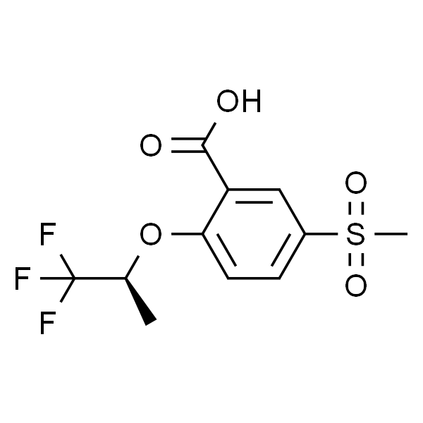 (S)-2-(1-Methyl-2,2,2-trifluoroethoxy)-5-methylsulfonylbenzoic acid