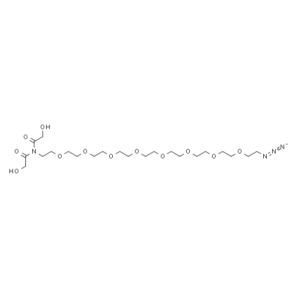 2-((Azido-PEG8-carbamoyl)methoxy)aceticacid