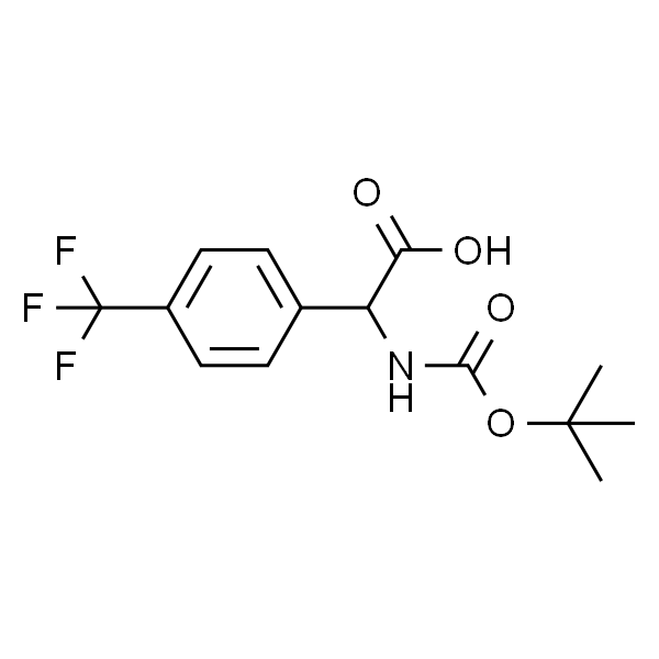 N-boc-2-(4-三氟甲基-苯基)-dl-甘氨酸
