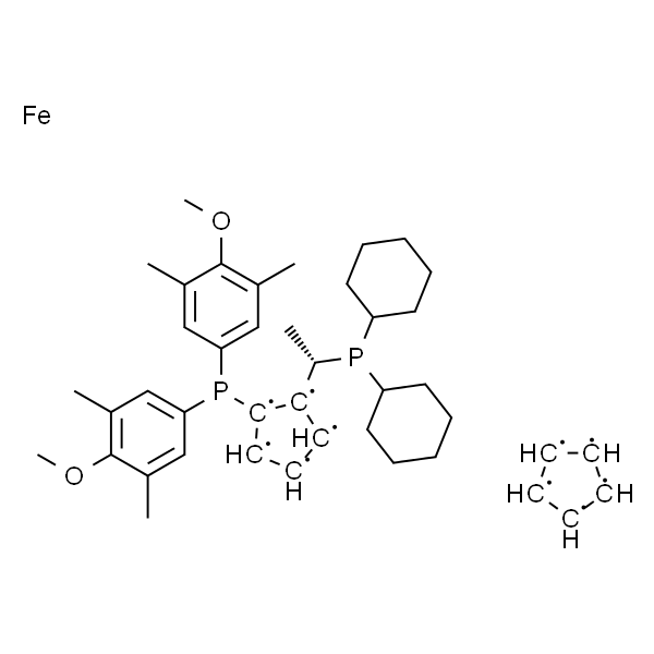 (S)-1-((Rp)-2-[双(4-甲氧基-3,5-二甲基苯基)膦]二茂铁基)乙基二环己基膦