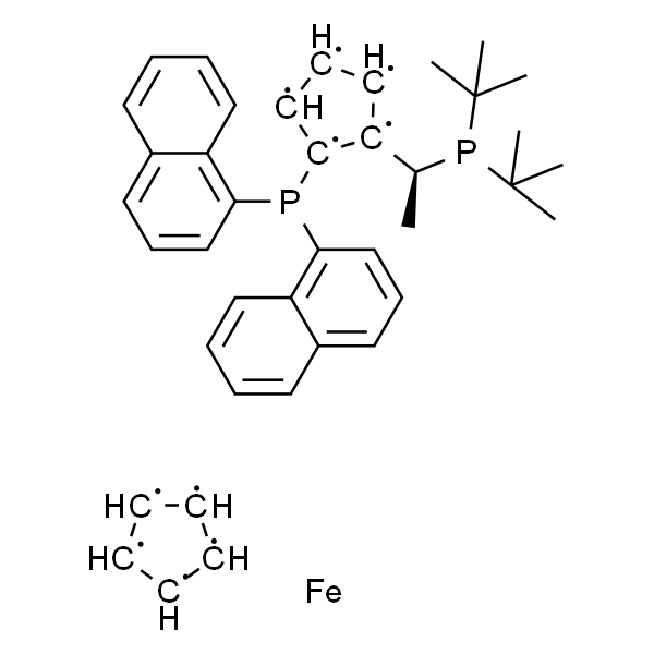 (S)-1-{(RP)-2-[二(1-萘基)膦]二茂铁基}乙基-二叔丁基膦