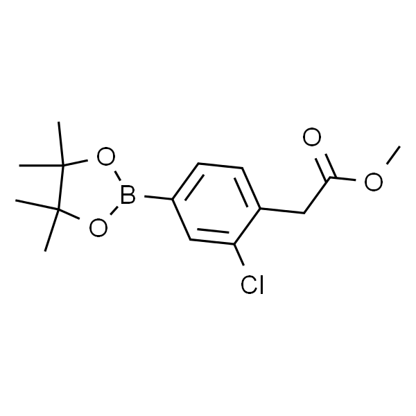 2-(2-氯-4-(4,4,5,5-四甲基-1,3,2-二氧杂硼烷-2-基)苯基)乙酸甲酯