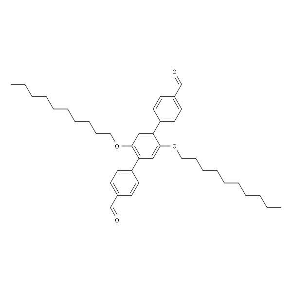 2'',5''-双(癸氧基)-[1,1'':4'',1''''-三联苯]-4,4''''-二甲醛