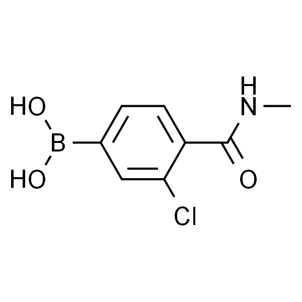 3-氯-4-(甲基氨甲酰基)苯硼酸