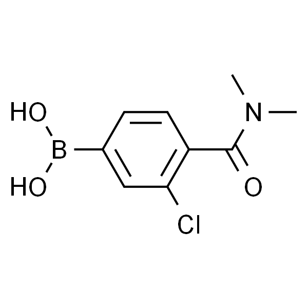 (3-氯-4-(二甲基氨基甲酰基)苯基)硼酸