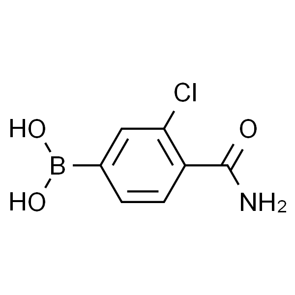 (4-氨基甲酰基-3-氯苯基)硼酸