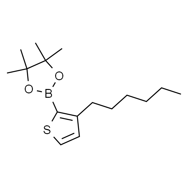 3-己基-2-(4，4，5，5-四甲基-1，3，2-二氧杂戊硼烷-2-基)噻吩