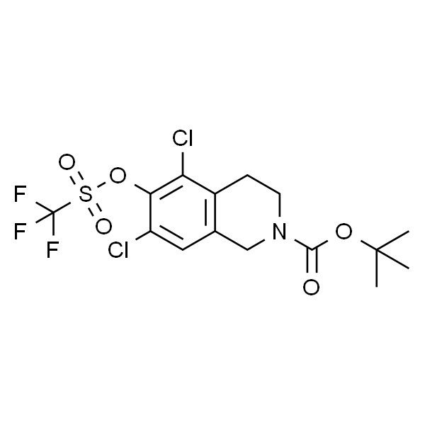 (((三氟甲基)磺酰基)氧基)-3,4-二氢异喹啉-2(1H)-甲酸叔丁酯