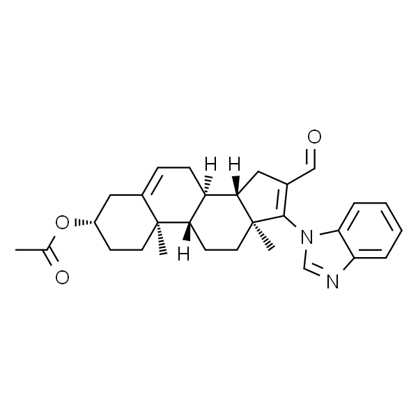 (3BETA)-3-(乙酰氧基)-17-(1H-苯并咪唑-1-基)雄甾-5,16-二烯-16-甲醛