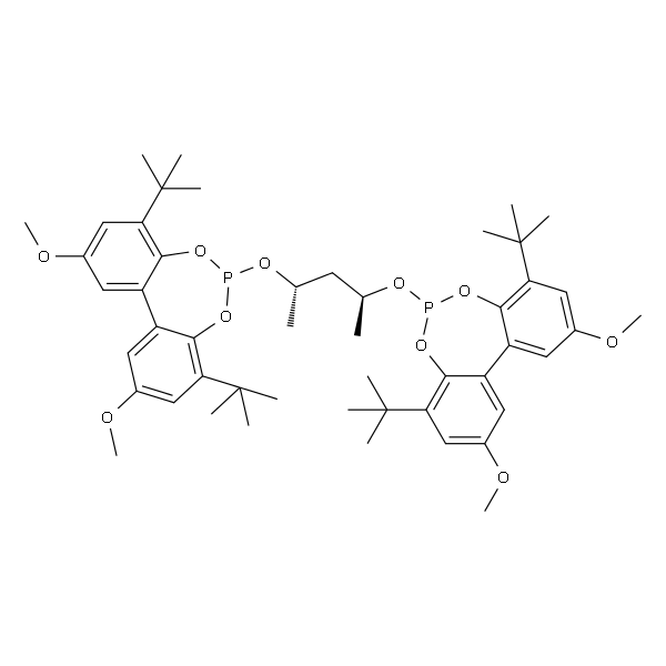 (-)-6,6''-{[(1S,3S)-1,3-二甲基-1,3-丙二基]双(氧基)}双[4,8-双(叔丁基)-2,10-二甲氧基-联苯并[d,f][1,3,2]二氧磷杂环戊烷]