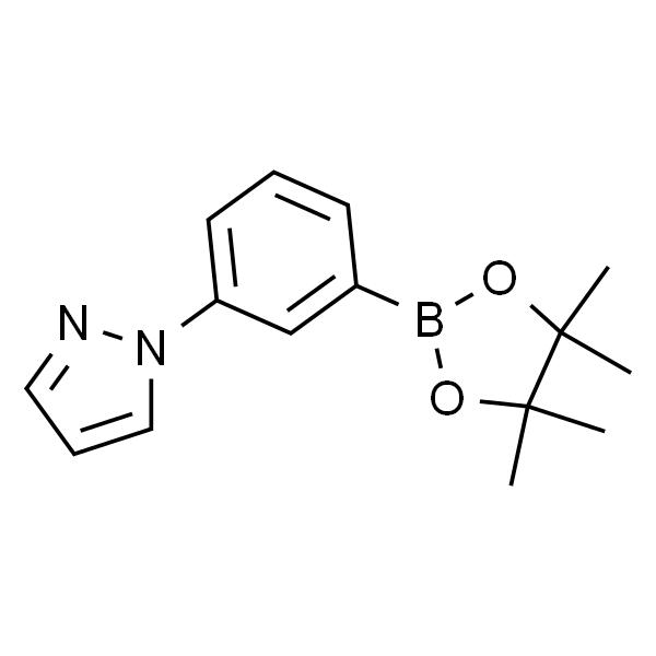 1-(3-(4,4,5,5-四甲基-1,3,2-二噁硼烷-2-基)苯基)-1H-吡唑