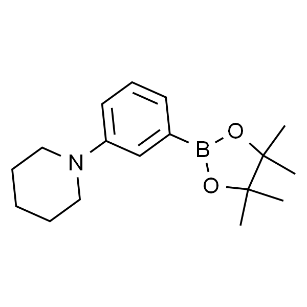 1-(3-(4,4,5,5-四甲基-1,3,2-二氧硼烷-2-基)苯基)哌啶