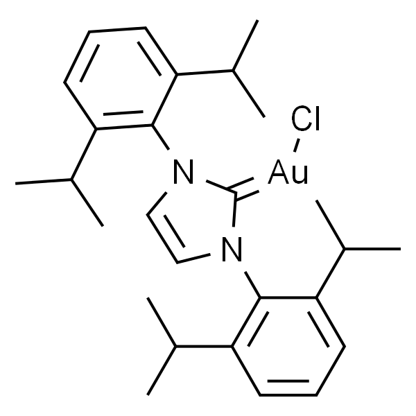 1,3-双(2,6-二异丙基苯基咪唑-2-亚基)金(I)酰氯