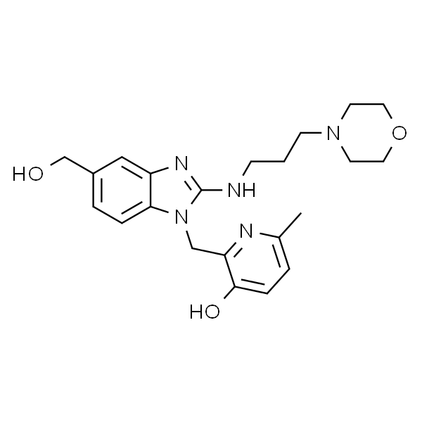 2-((5-(hydroxyMethyl)-2-((3-Morpholinopropyl)aMino)-1H-benzo[d]iMidazol-1-yl)Methyl)-6-Methylpyridin-3-ol