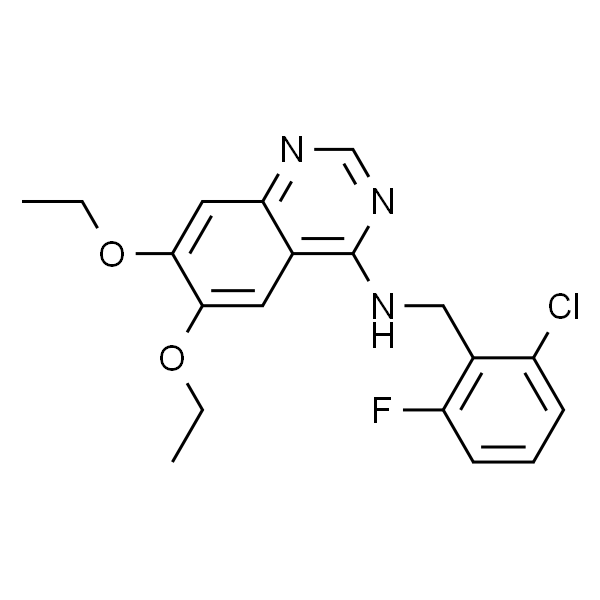 4-Quinazolinamine, N-[(2-chloro-6-fluorophenyl)methyl]-6,7-diethoxy-