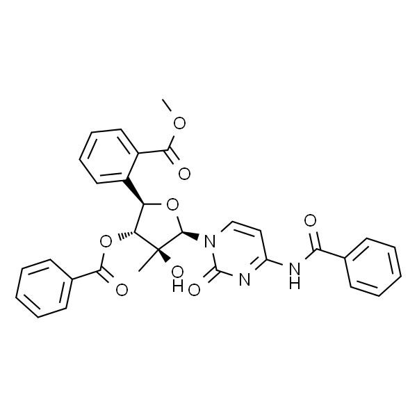 Benzamide, N-[1-(3,5-di-O-benzoyl-2-C-methyl-β-D-arabinofuranosyl)-1,2-dihydro-2-oxo-4-pyrimidinyl]-