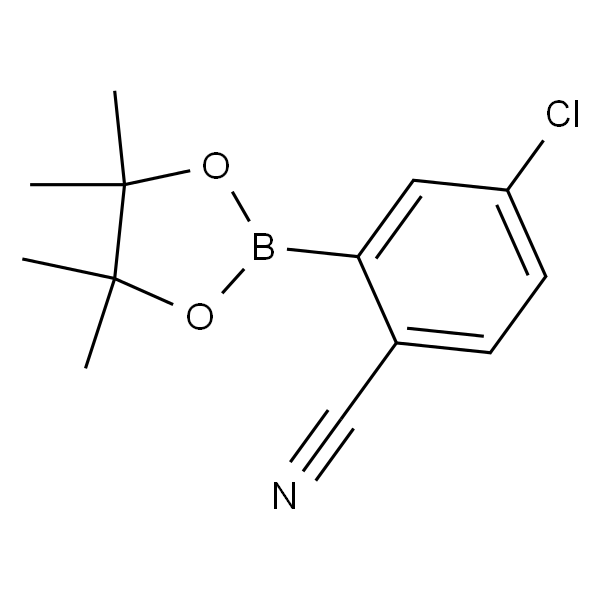 4-氯-2-(4,4,5,5-四甲基-1,3,2-二氧杂硼烷-2-基)苄腈