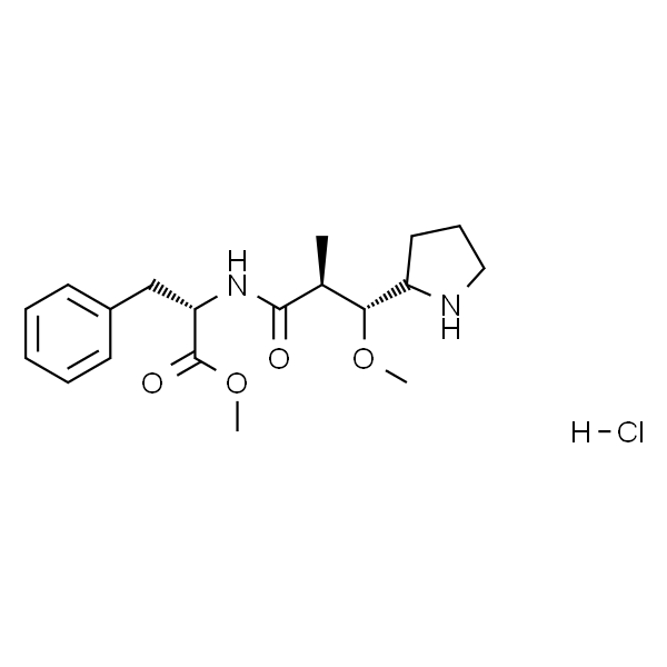 L-Phenylalanine, N-[(2R,3R)-3-methoxy-2-methyl-1-oxo-3-(2S)-2-pyrrolidinylpropyl]-, methyl ester, monohydrochloride (9CI)