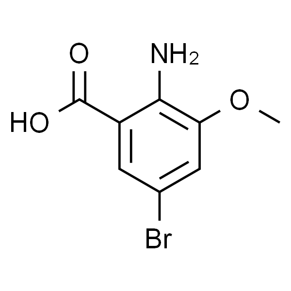 2-氨基-5-溴-3-甲氧基苯甲酸