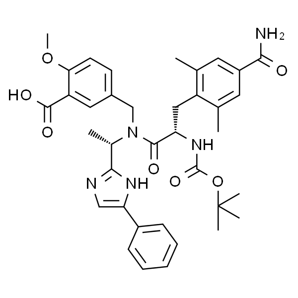 Benzoic acid, 5-[[[(2S)-3-[4-(aminocarbonyl)-2,6-dimethylphenyl]-2-[[(1,1-dimethylethoxy)carbonyl]amino]-1-oxopropyl][(1S)-1-(5-