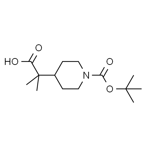 2-(1-(tert-butoxycarbonyl)piperidin-4-yl)-2-methylpropanoic acid