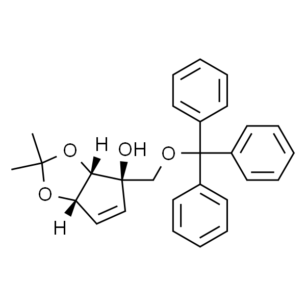 4H-Cyclopenta-1,3-dioxol-4-ol, 3a,6a-dihydro-2,2-diMethyl-4-[(triphenylMethoxy)Methyl]-, (3aS,4R,6aS)-