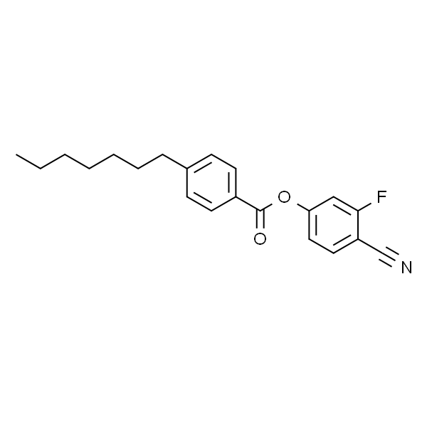 4-正庚基苯甲酸-3-氟-4-氰基苯酯