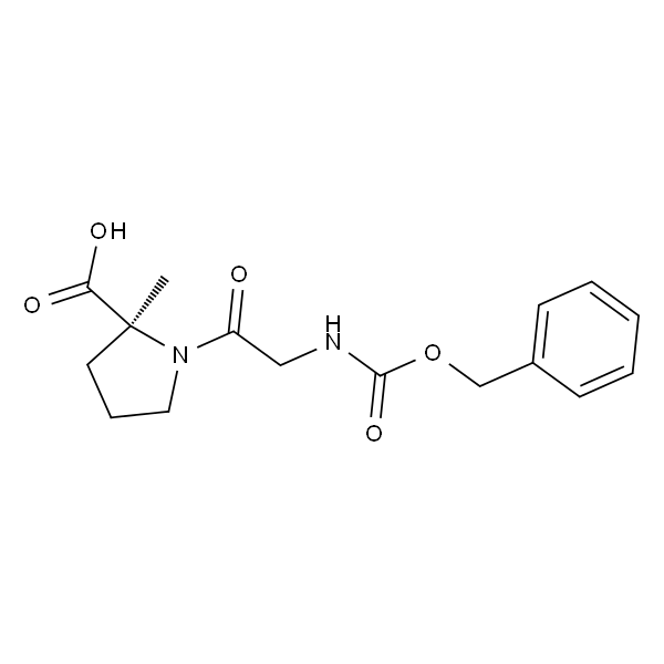 (S)-1-(((苄氧基)羰基)甘氨酰)-2-甲基吡咯烷-2-羧酸