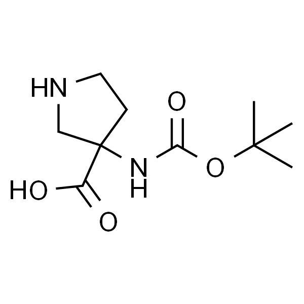 3-(Boc-氨基)-3-吡咯烷甲酸