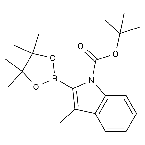 3-甲基-2-(4,4,5,5-四甲基-1,3,2-二氧杂硼环戊烷-2-基)-1H-吲哚-1-甲酸叔丁酯