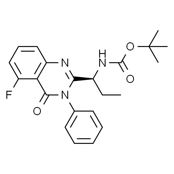 (S)-(1-(5-氟-4-氧代-3-苯基-3,4-二氢喹唑啉-2-基)丙基)氨基甲酸叔丁酯