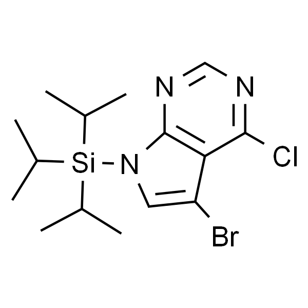 4-氯-5-溴-7-(三异丙基硅基)-7H-吡咯并[2,3-d]嘧啶