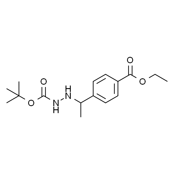 TERT-BUTYL 2-(1-(4-(ETHOXYCARBONYL)PHENYL)ETHYL)HYDRAZINECARBOXYLATE