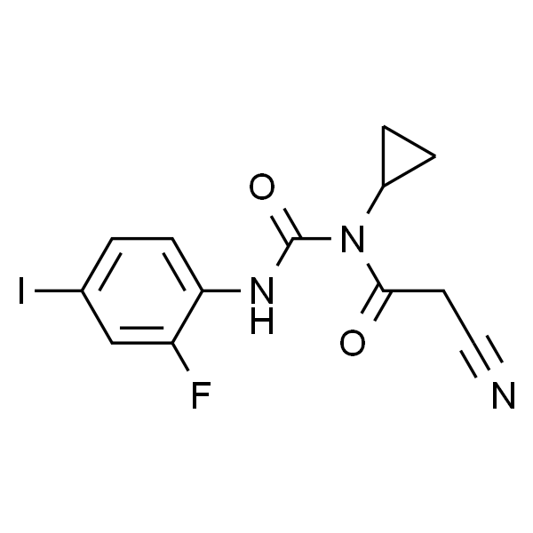 2-cyano-N-cyclopropyl-N-(2-fluoro-4-iodophenylcarbaMoyl)acetaMide