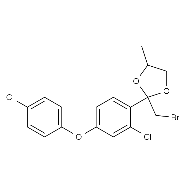 2-(溴甲基)-2-(2-氯-4-(4-氯苯氧基)苯基)-4-甲基-1,3-二氧戊环