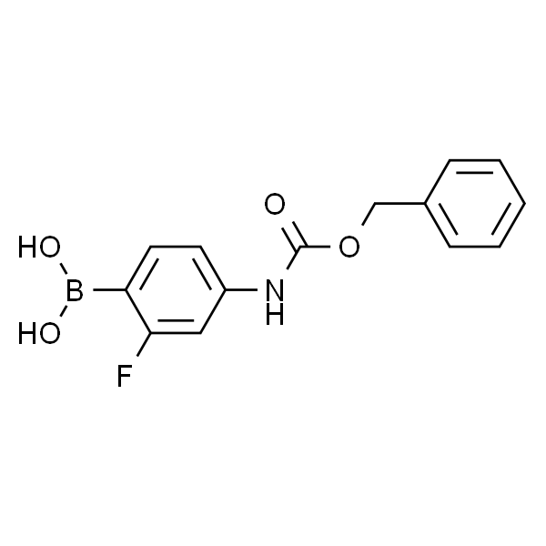4-(苄氧羰基氨基)-2-氟苯硼酸