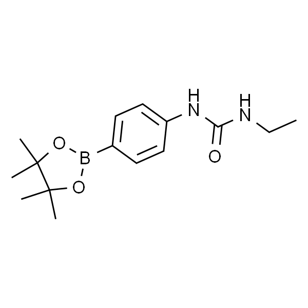 1-乙基-3-(4-(4,4,5,5-四甲基-1,3,2-二氧杂硼杂环戊烷-2-基)苯基)脲