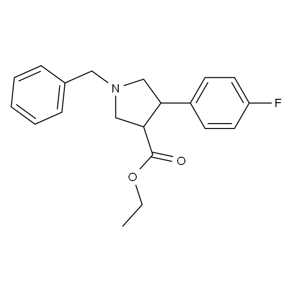 反式-1-苄基-4-（4-氟苯基）吡咯烷-3-羧酸乙酯