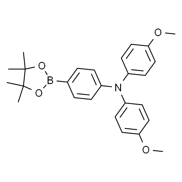 4-甲氧基-N-(4-甲氧基苯基)-N-(4-(4,4,5,5-四甲基-1,3,2-二氧硼杂环戊烷-2-基)苯基)苯胺