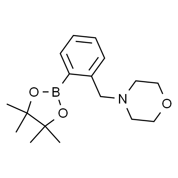 4-(2-(4,4,5,5-四甲基-1,3,2-二氧硼杂环戊烷-2-基)苄基)吗啉