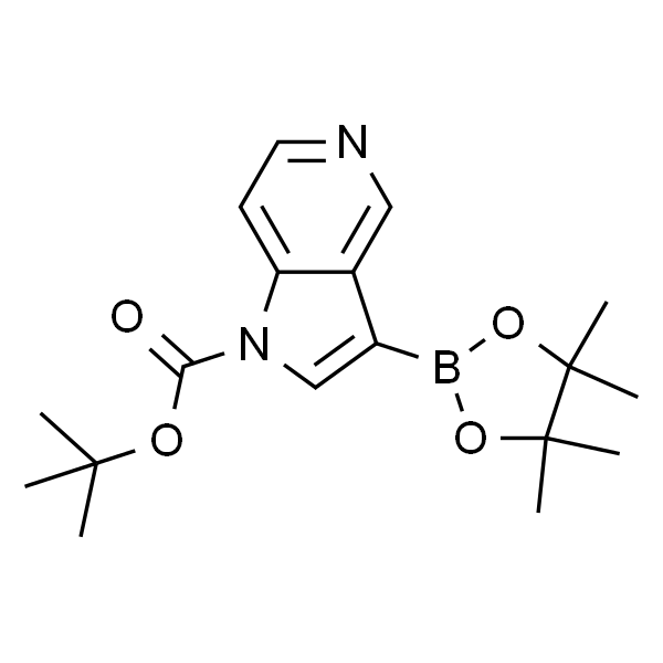 3-(4,4,5,5-四甲基-1,3,2-二氧硼杂环戊烷-2-基)-1H-吡咯并[3,2-c]吡啶-1-甲酸叔丁酯