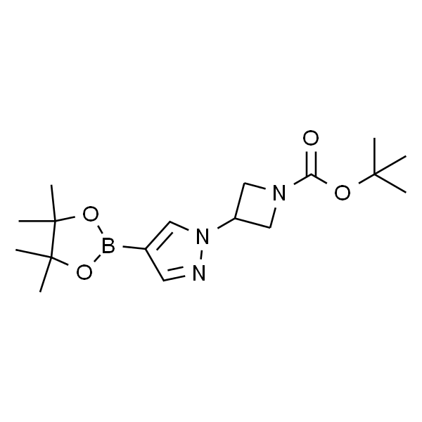 叔丁基3-(4-(4,4,5,4-甲基-1,3-二氧硼烷-2-基)-1H-吡唑-1-基)氮杂环丁烷-1-羧酸酯